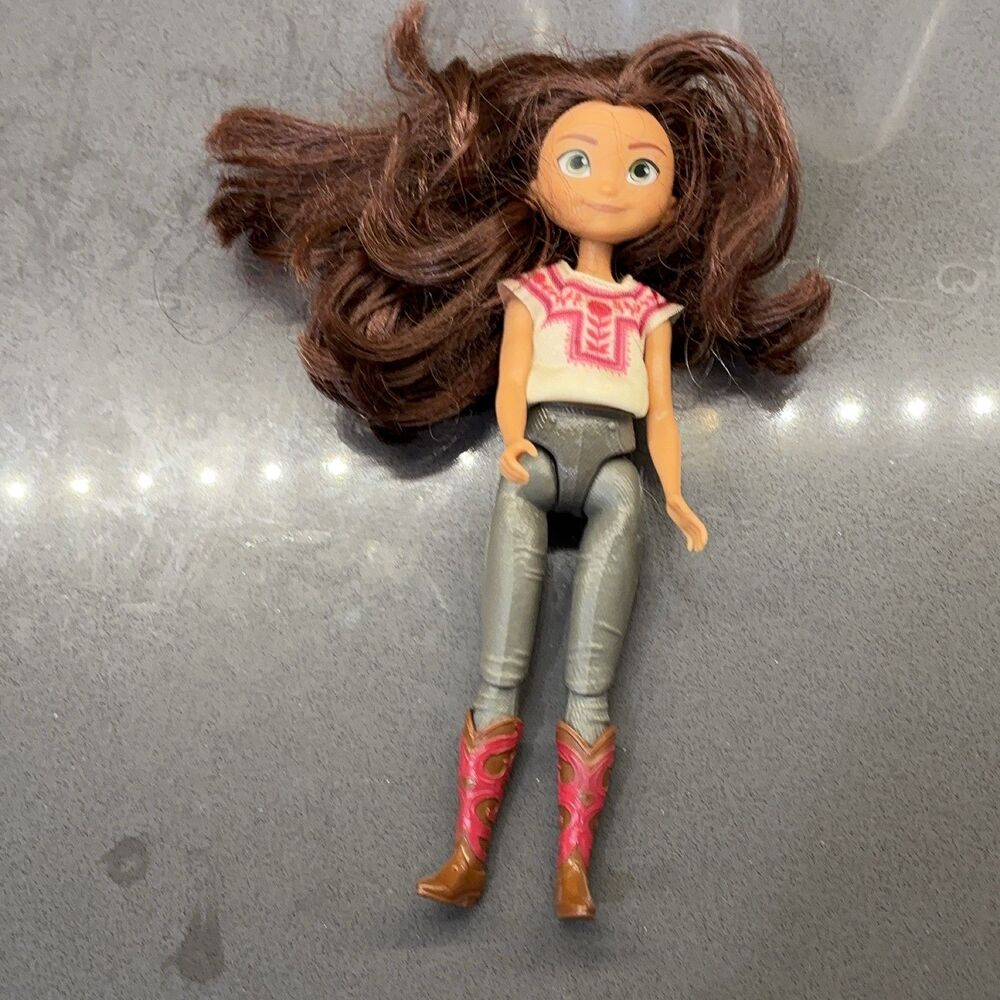 Mattel Lucky Prescott Spirit Riding Free Doll 7.5" Jointed Multicolor 2020